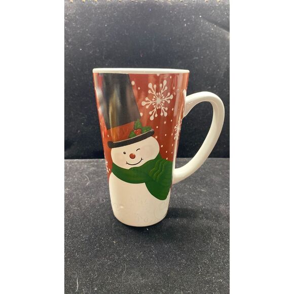 Tall Snowman Coffee Mug - 16 oz - Picture 1 of 3